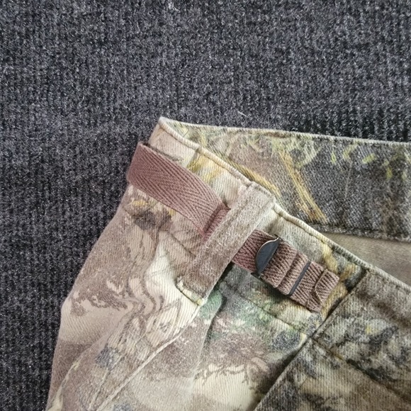 Cabelas Outdoor Gear Cargo Pants 40 Regular Brush Camo Hunting Cotton Blend - Picture 10 of 12